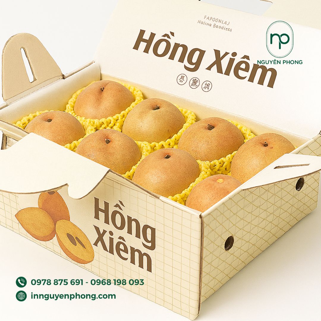 Mẫu thùng carton đựng hồng xiêm 